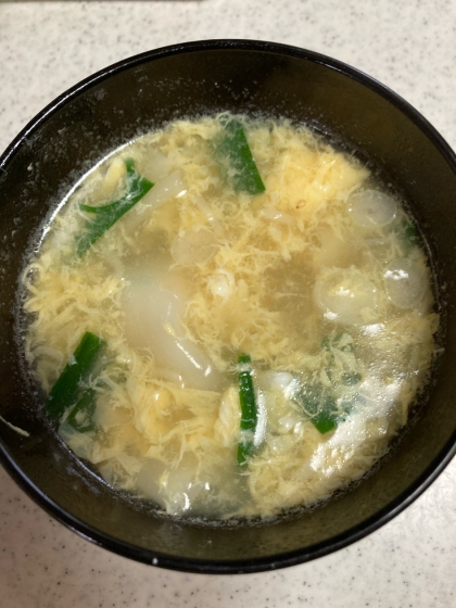餃子の皮で作る☆ワンタン風スープ