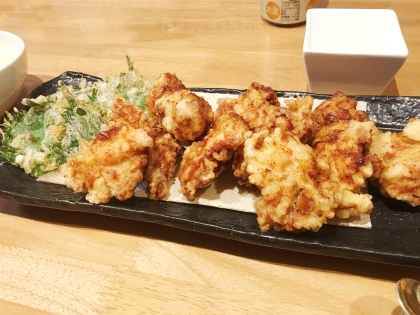 つけダレ無し♪　味付きとり天