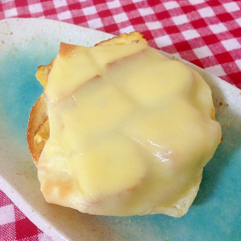 卵焼きとチーズのトースト♡