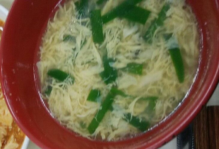 ニラの中華スープ