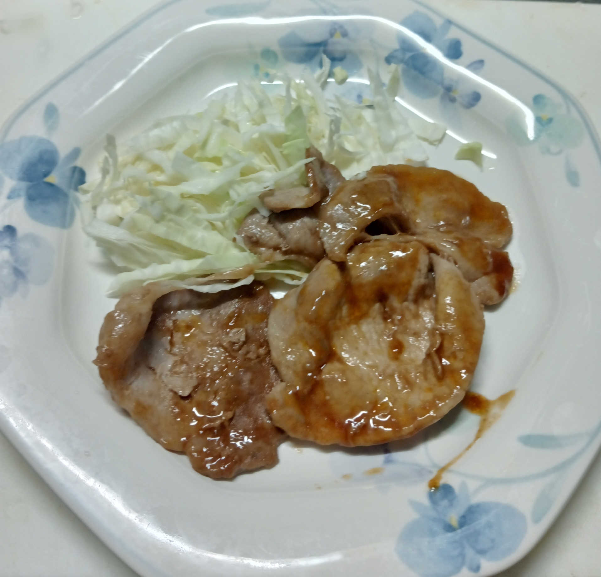 簡単☆薄切り肉で作るポークチャップ