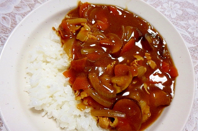 玉葱たっぷり野菜カレー