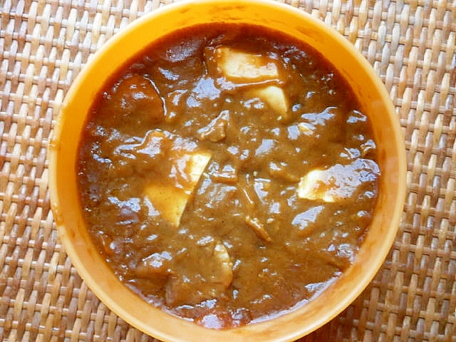 豆腐入りカレー