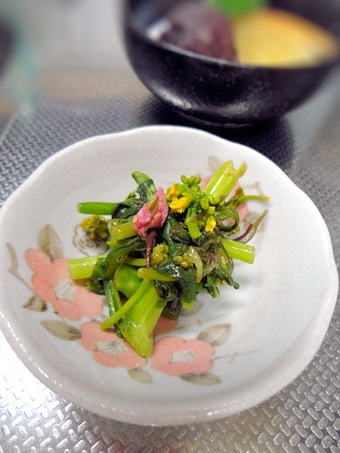 菜花の桜風味漬け