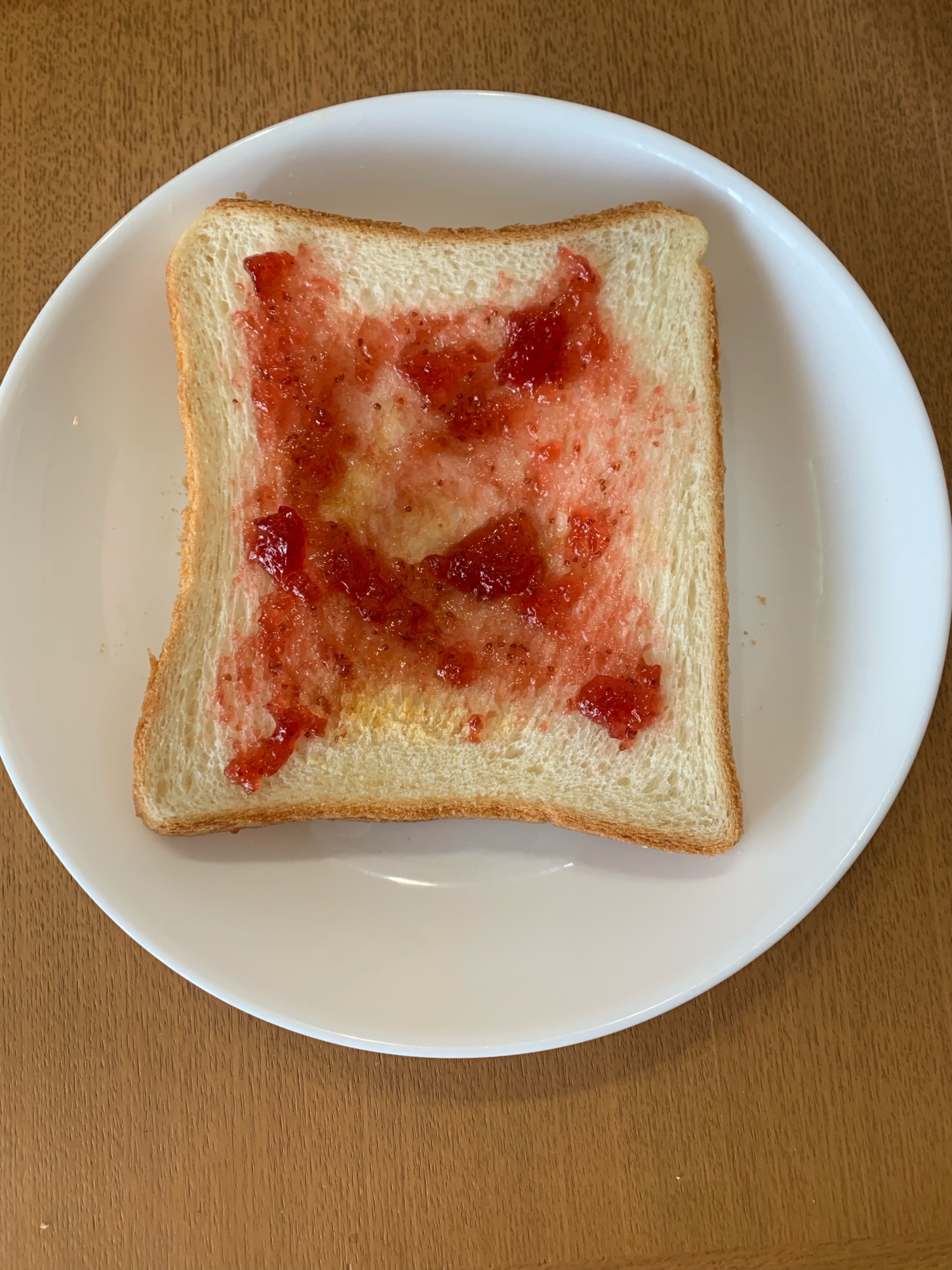 いちごジャムきな粉トースト