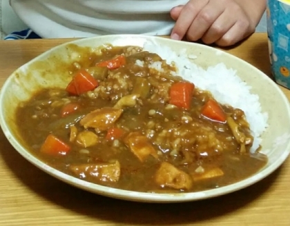 にんにく入りのカレー