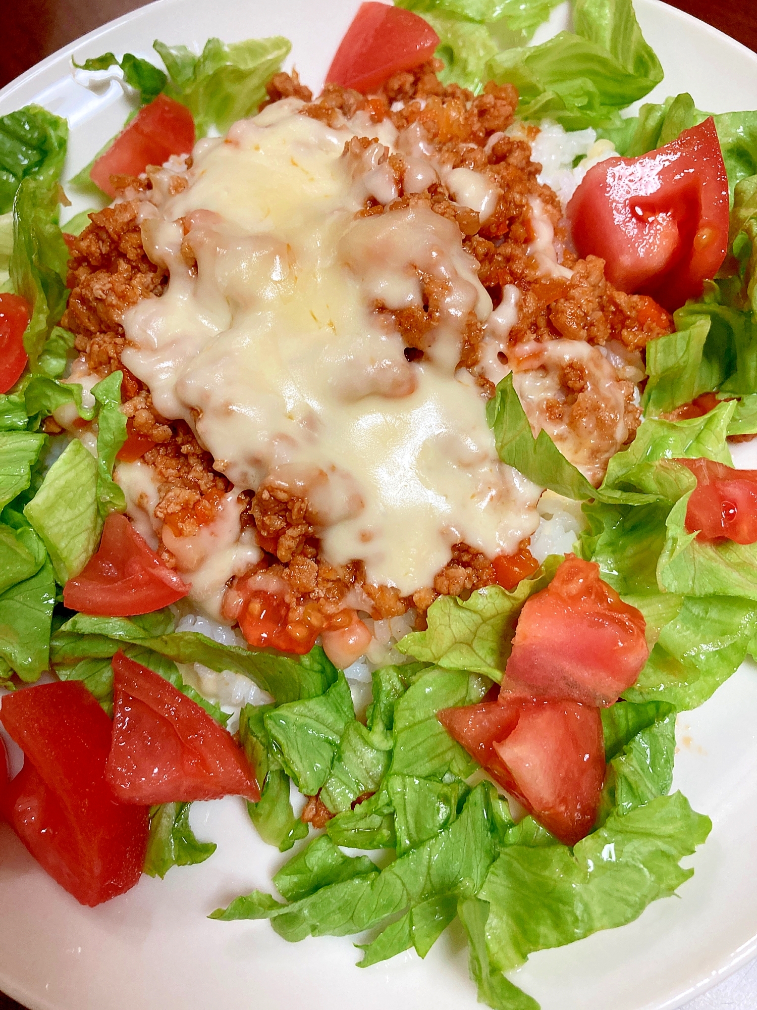 とろ~りチーズのタコライス