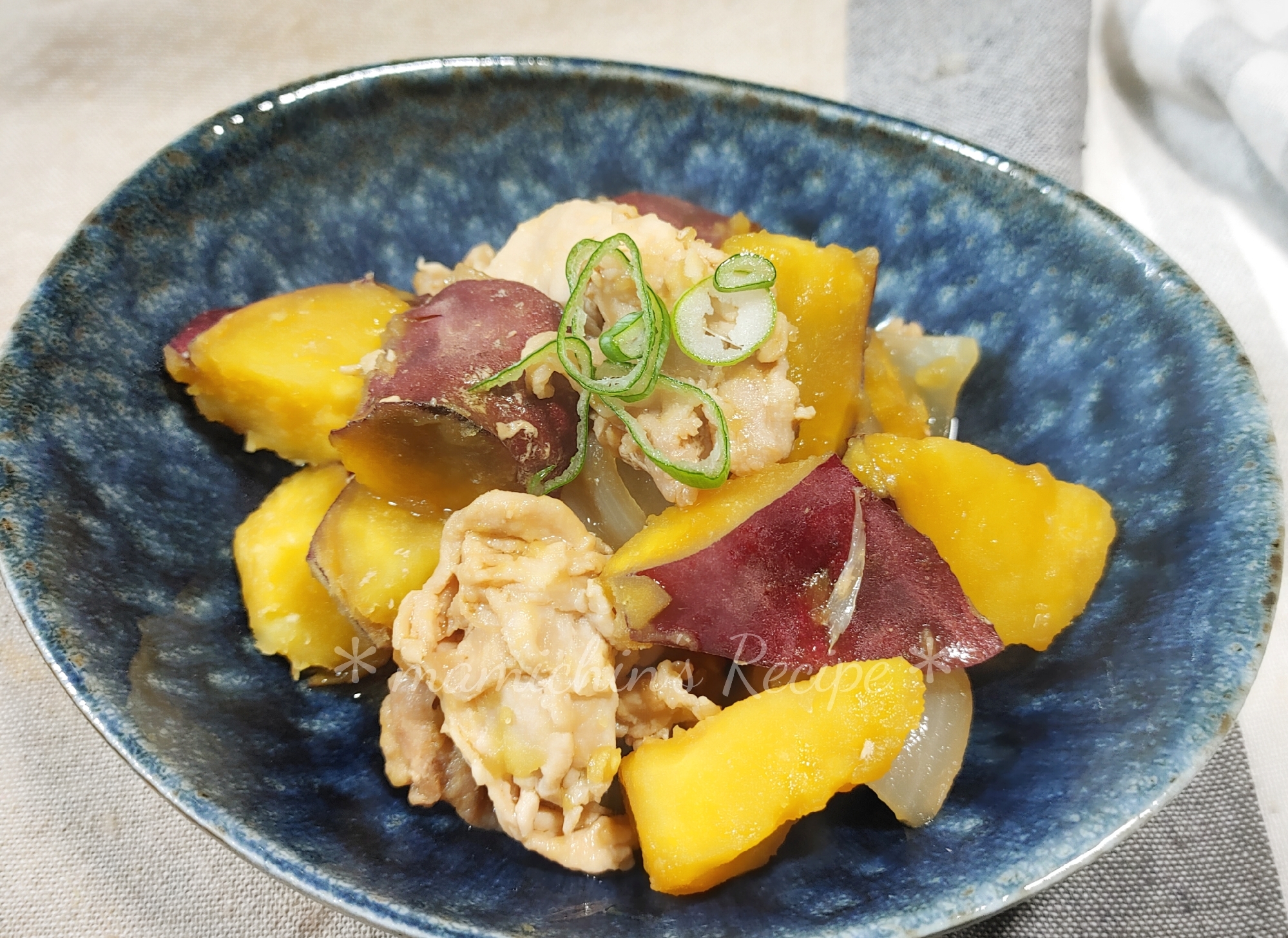 ストウブDe〜さつま芋のすき焼きのタレ煮