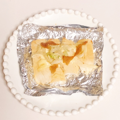 パンの耳でピザトーストその2