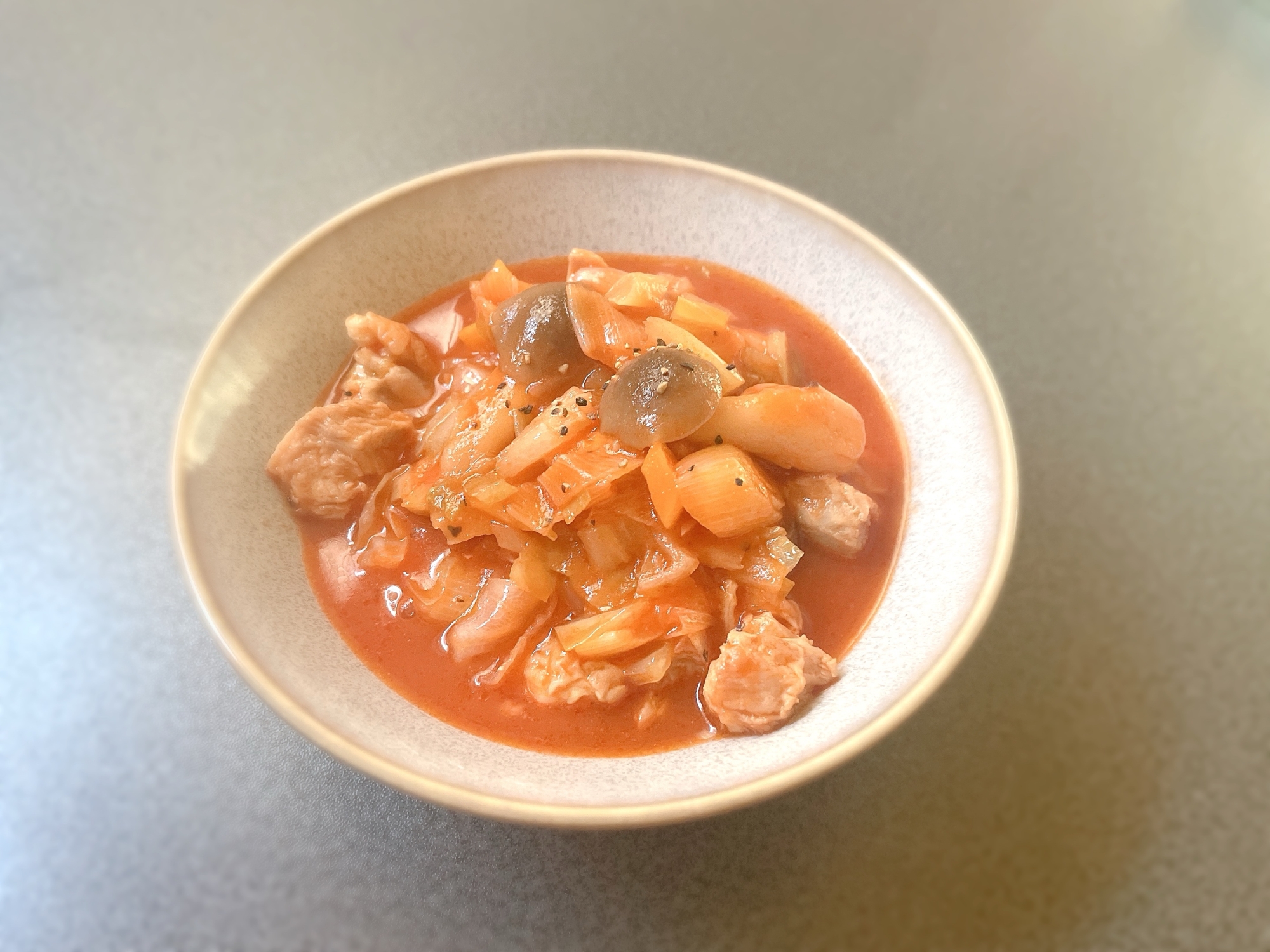 ノンオイル！野菜のトマト煮込み