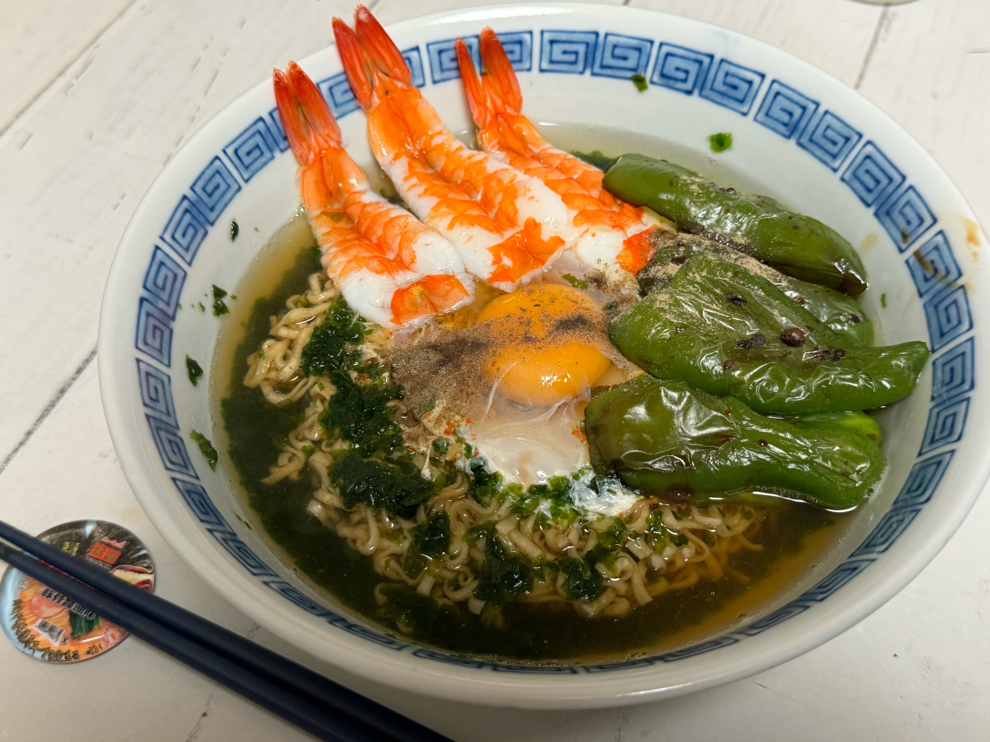 海鮮でアレンジ！ド美味いチキンラーメン