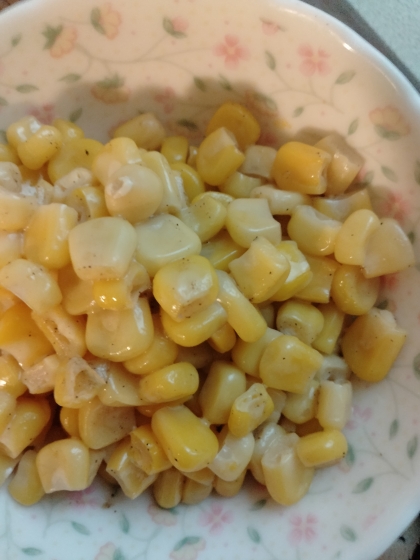 電子レンジで超簡単！バターコーン