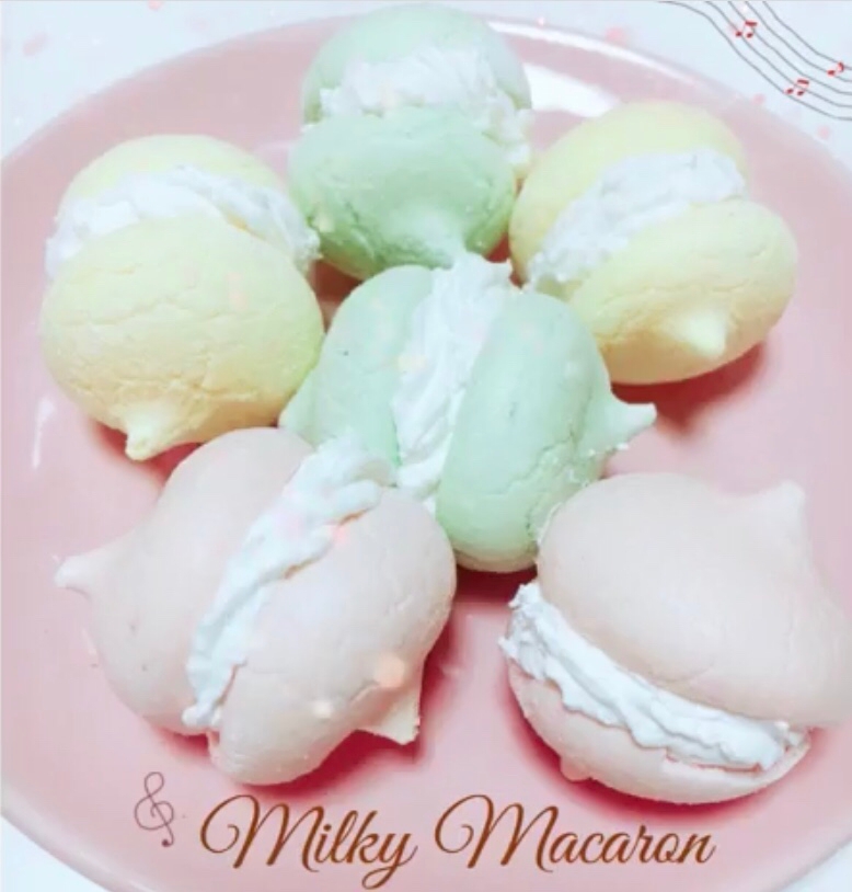 マカロン ミルキークリーム レシピ 作り方 By Sweet Sweet 楽天レシピ