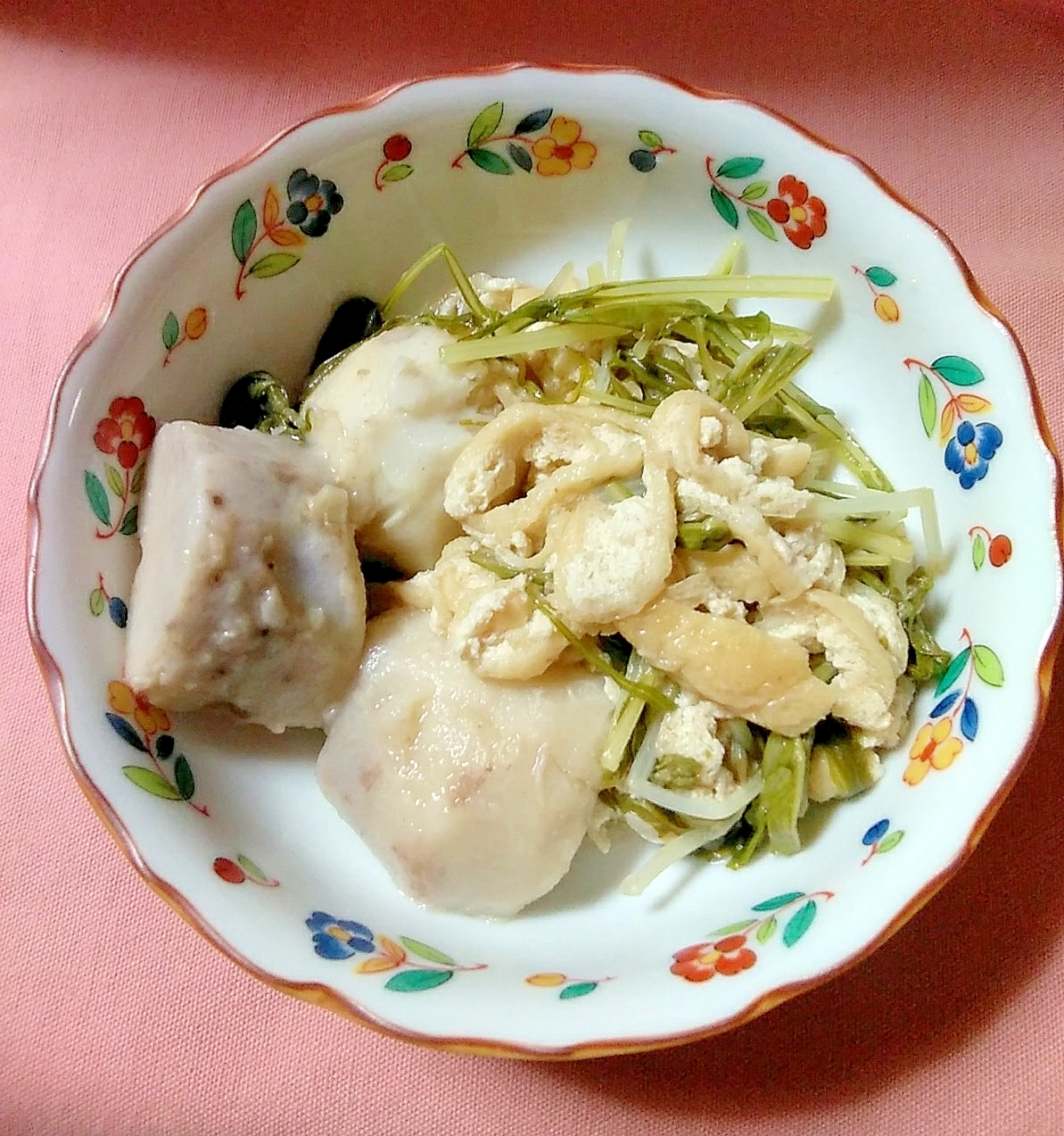 里芋と水菜の煮物