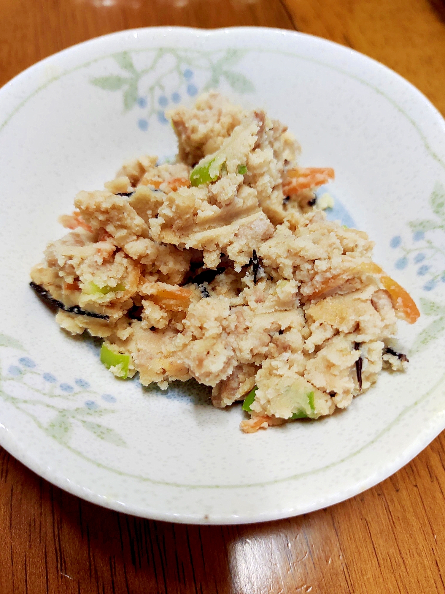 おからパウダーの卯の花