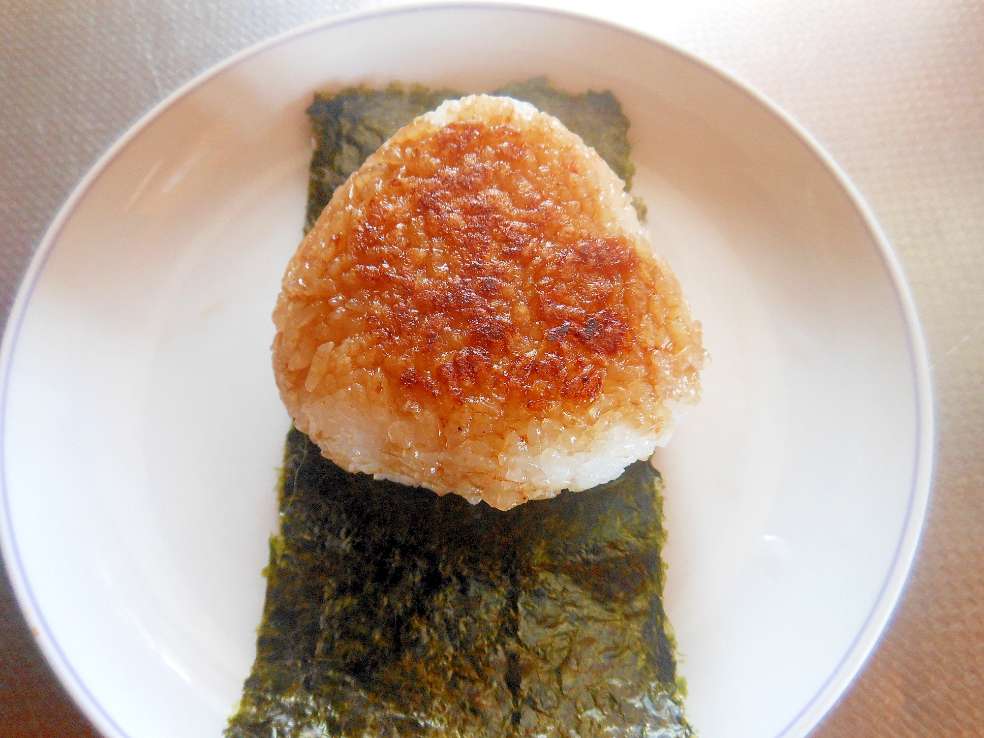 明太子入り醤油焼きおにぎり