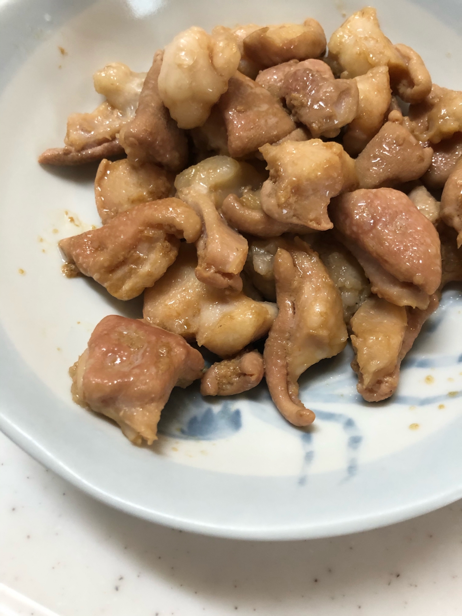 赤センマイのにんにく醤油炒め(^^)
