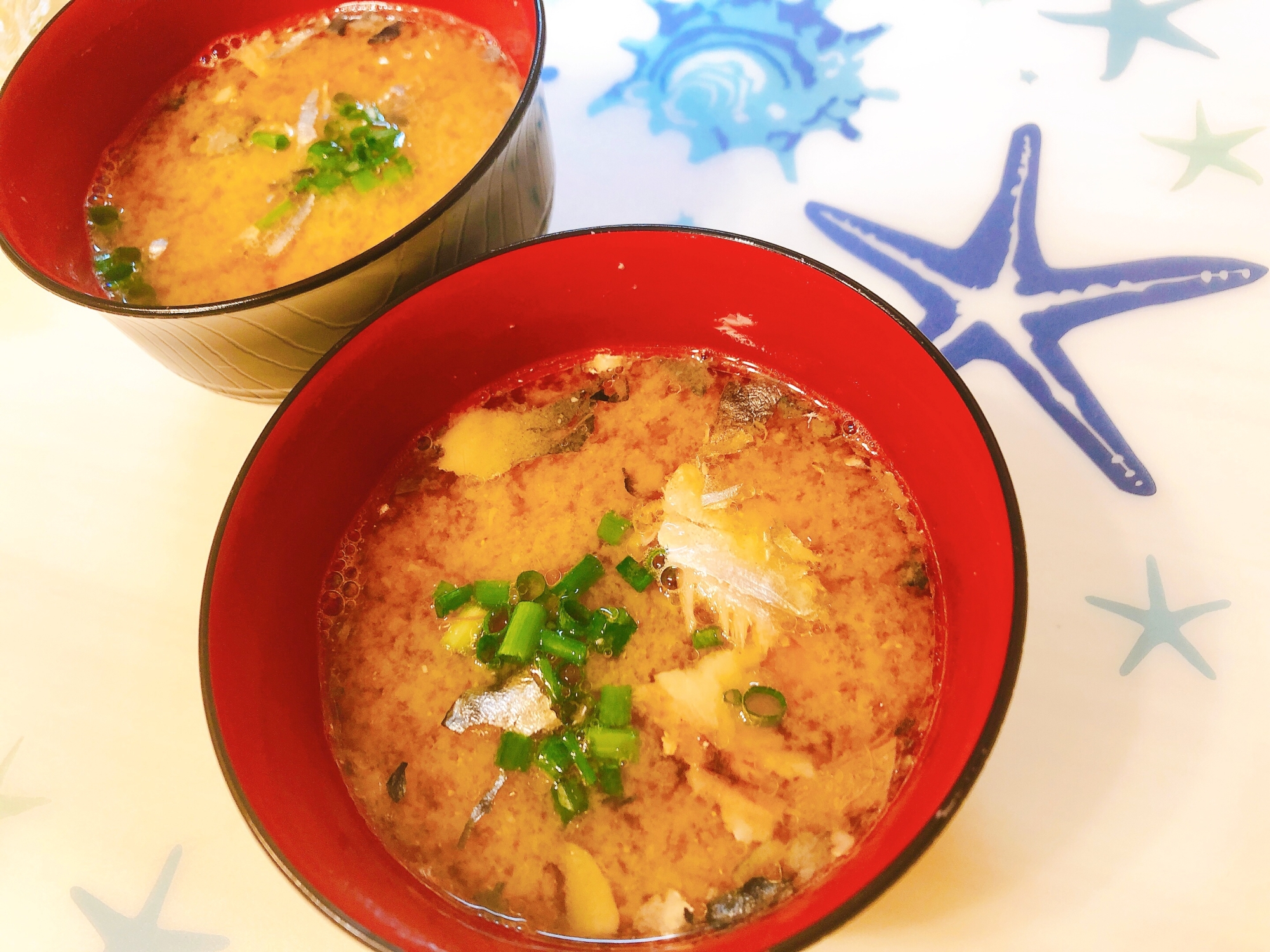 サバ缶で超簡単‼️栄養たっぷりのお味噌汁♪