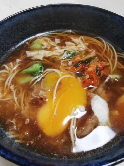 キムチで♪にゅうめん