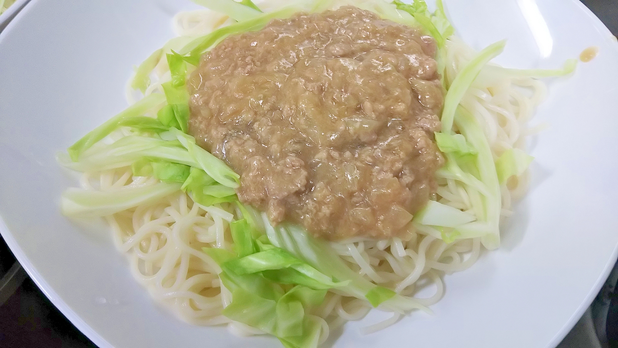 汁なしでもおいしい ジャージャー麺風ひやむぎ レシピ 作り方 By かっぺ4217 楽天レシピ