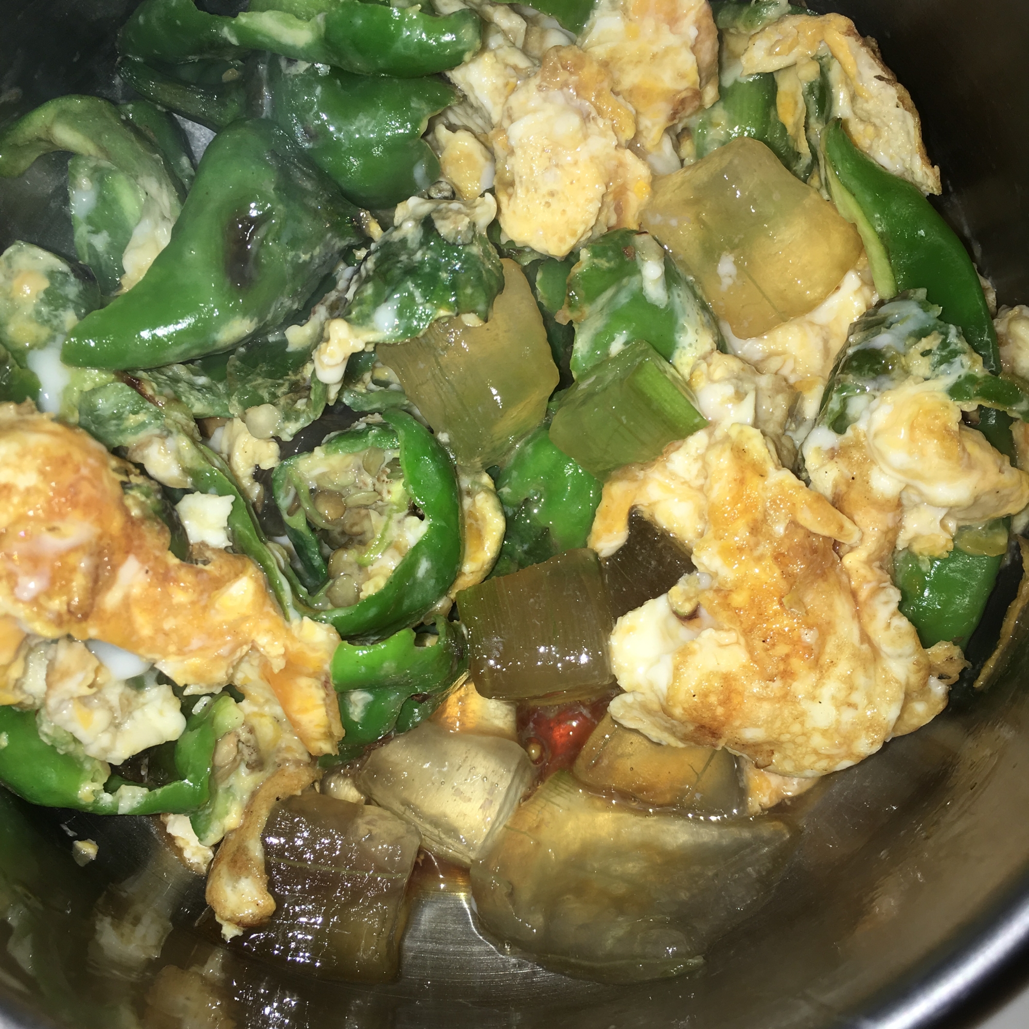 ピーマンと卵のアロエ和え レシピ 作り方 By かすお 楽天レシピ