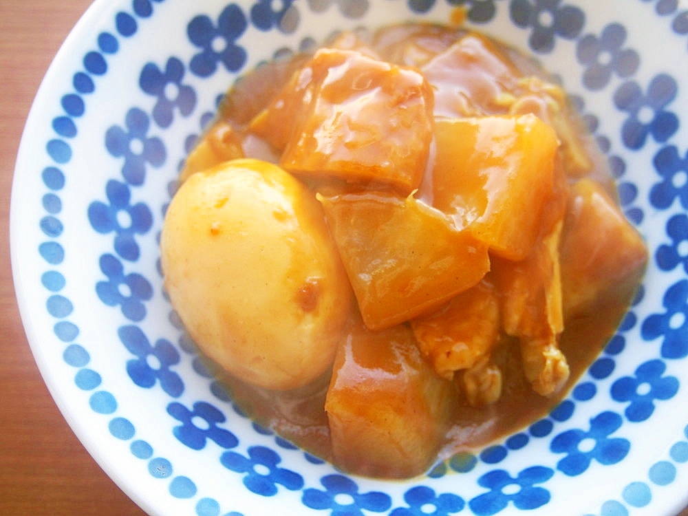 おでんリメイク！おでんカレー！お出汁香る