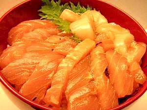 びんちょうマグロとホタテの漬け丼 レシピ 作り方 By 寝虎太郎 楽天レシピ びんちょうマグロとホタテの漬け丼 レシピ 作り方 By 寝虎太郎 楽天レシピ