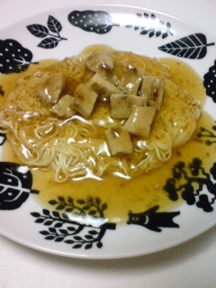 豚肉のあんかけ素麺