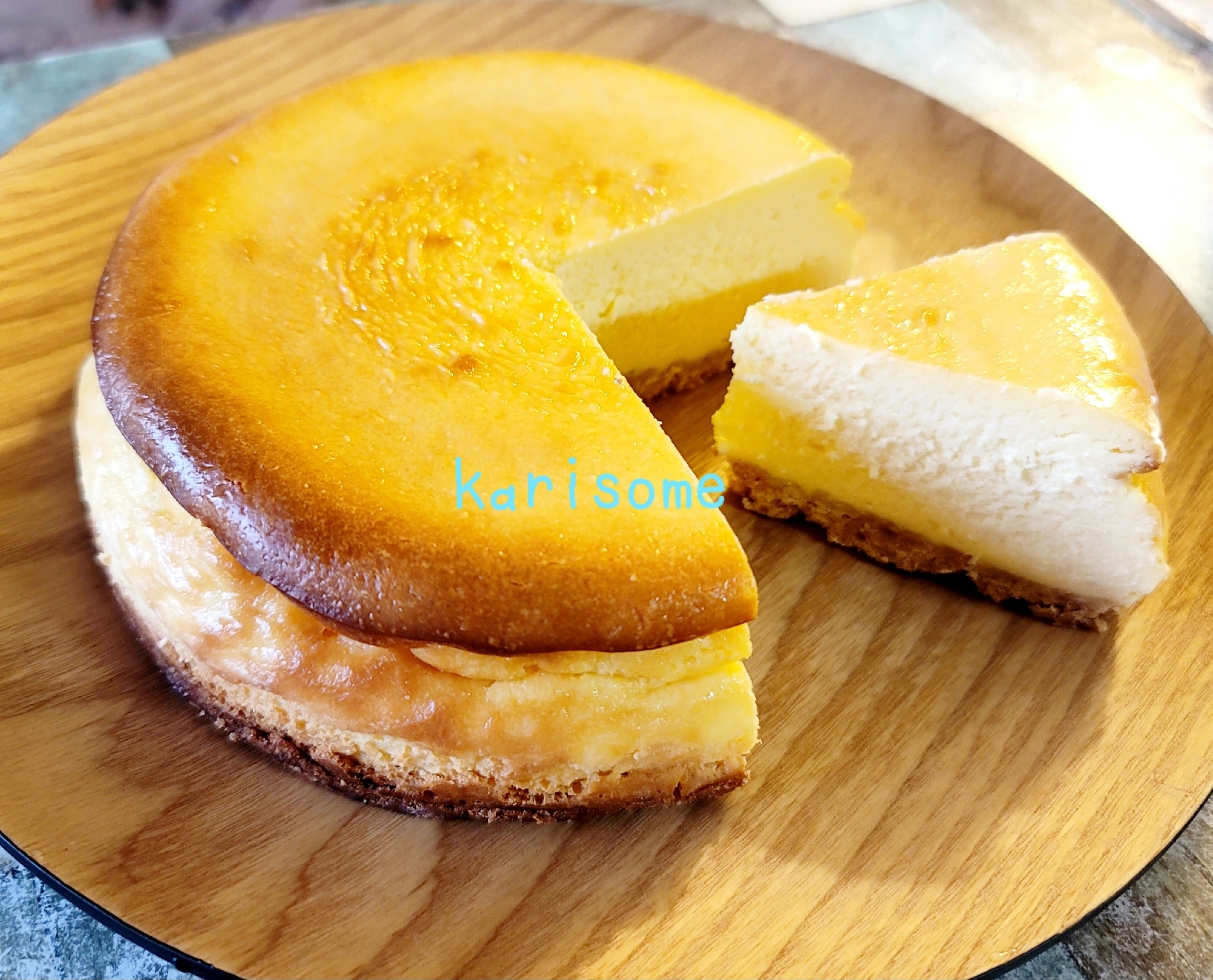 順番にまぜるだけ♪♪簡単なのに濃厚チーズケーキ