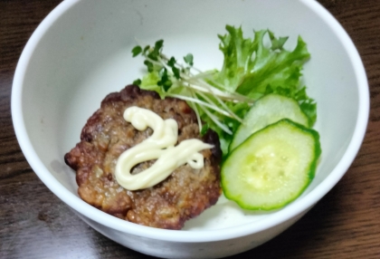 味ぽんマヨ♪つくねハンバーグ
