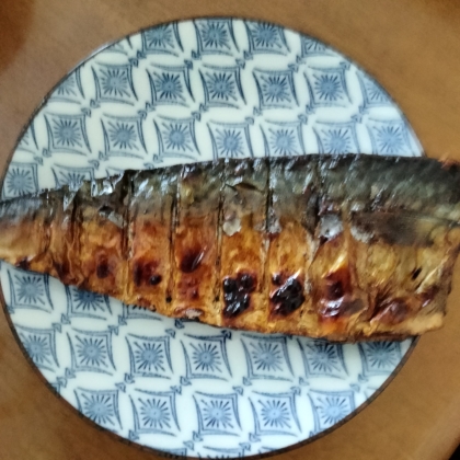 フライパンで焼き鯖