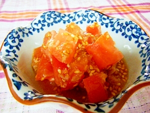 トマトの生姜ナムル