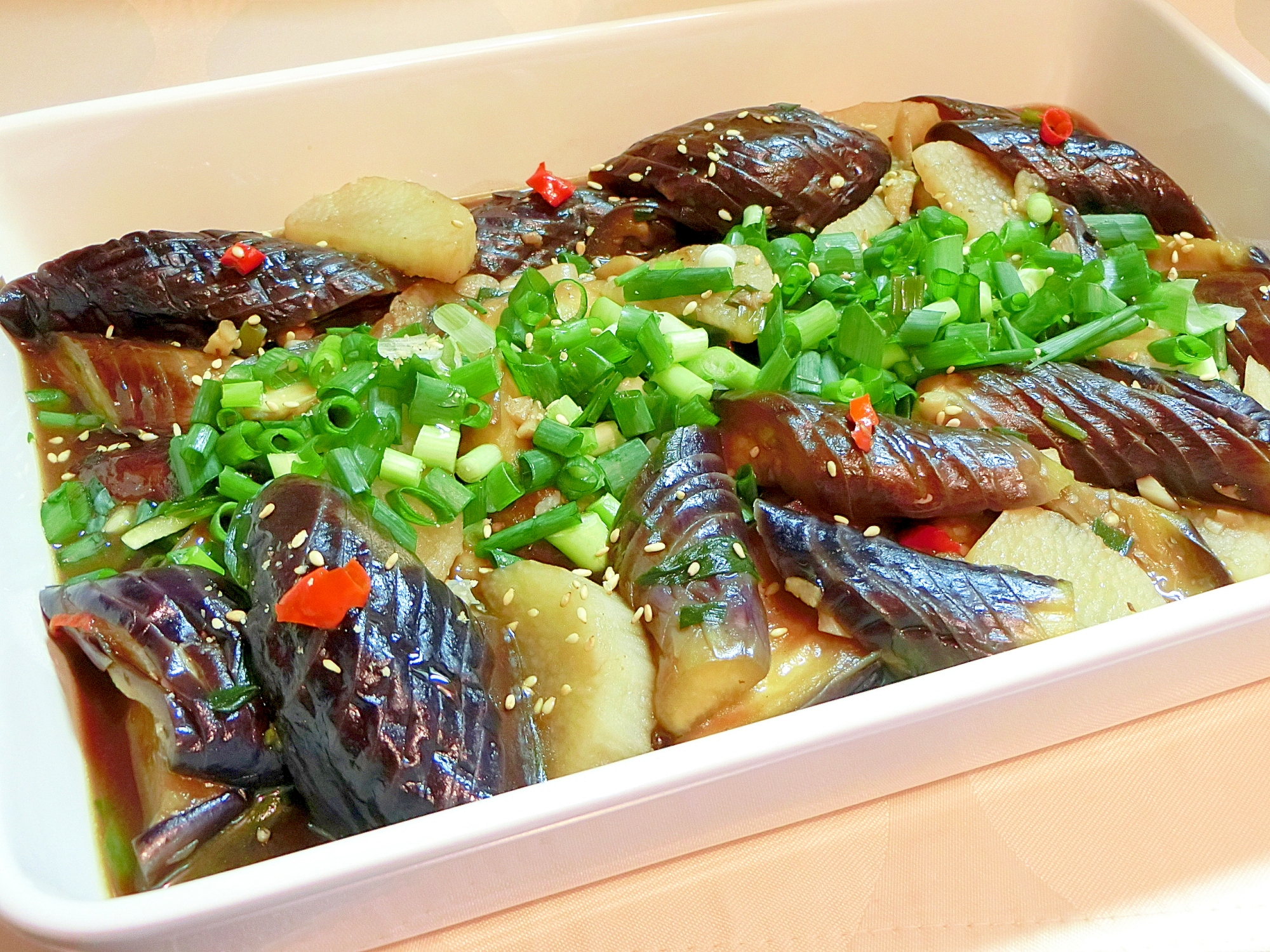 茄子と長芋のトロトロ煮