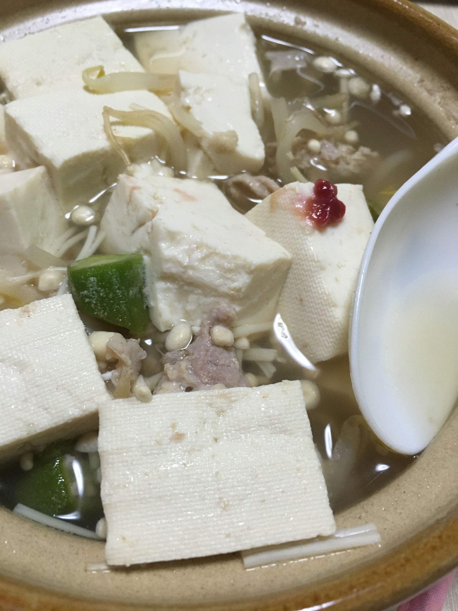 梅の湯豆腐