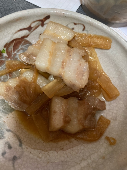 止まらない❗️塩大根と豚肉の炒めもの【和食・主菜】