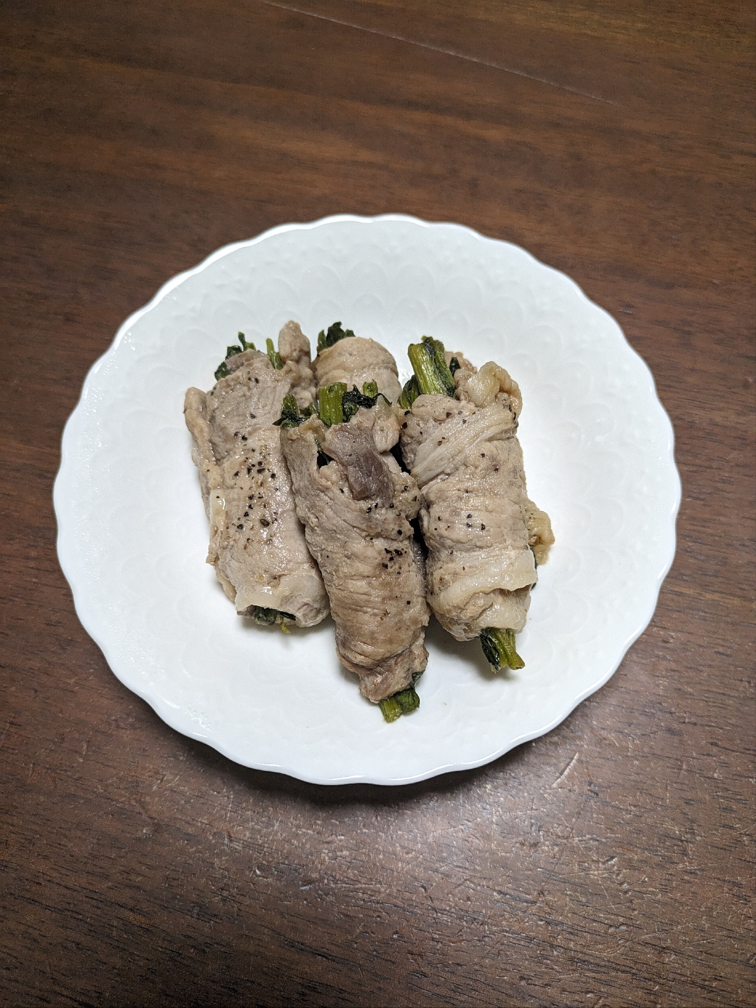 春菊の肉巻き