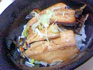 うなぎが高い・・・旬の秋刀魚で【蒲焼丼】