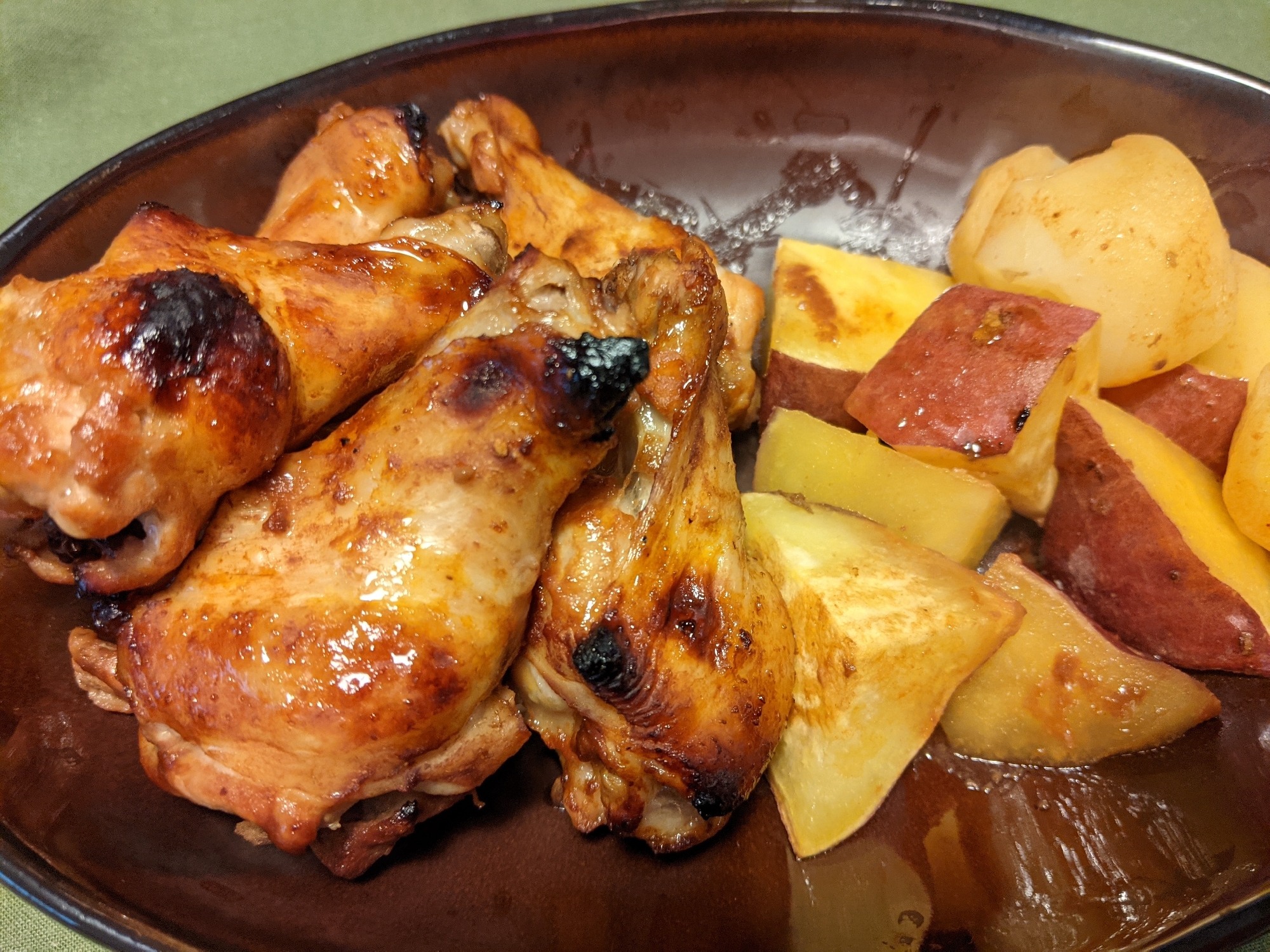 鶏手羽元のバーベキューオーブン焼き