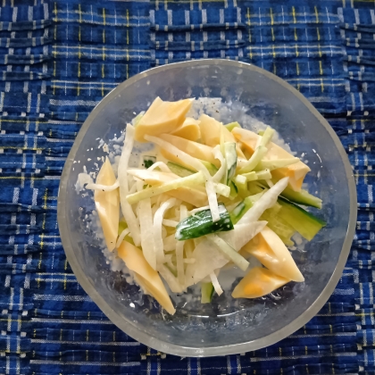 魚肉ソーセージで♪マヨサラダ