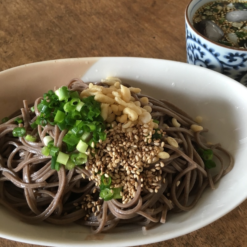 たっぷりトッピングのざる蕎麦 レシピ・作り方 by mayu..12