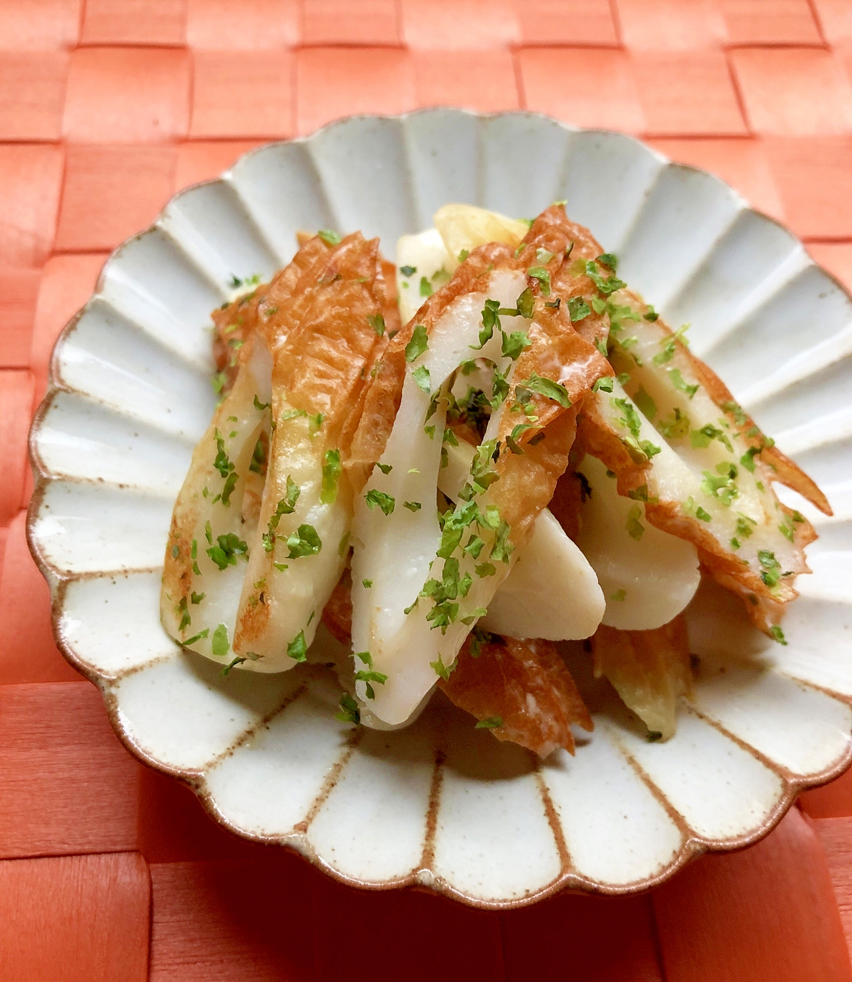 ちくわのマヨポン海苔炒め