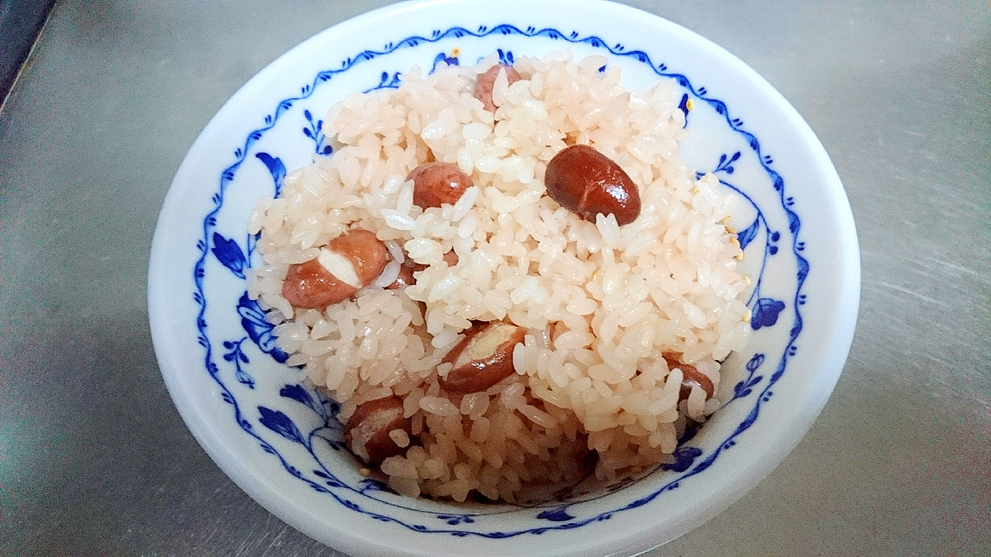 金時豆でお赤飯✡️活力鍋