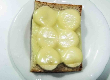 バナナチーズの簡単トースト