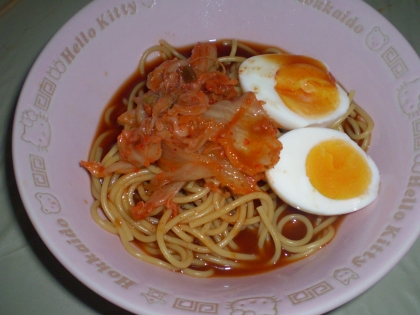 冷やしキムチラーメン