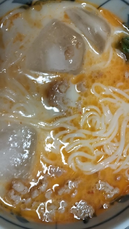 氷を入れて冷やしにしても美味しかったです！