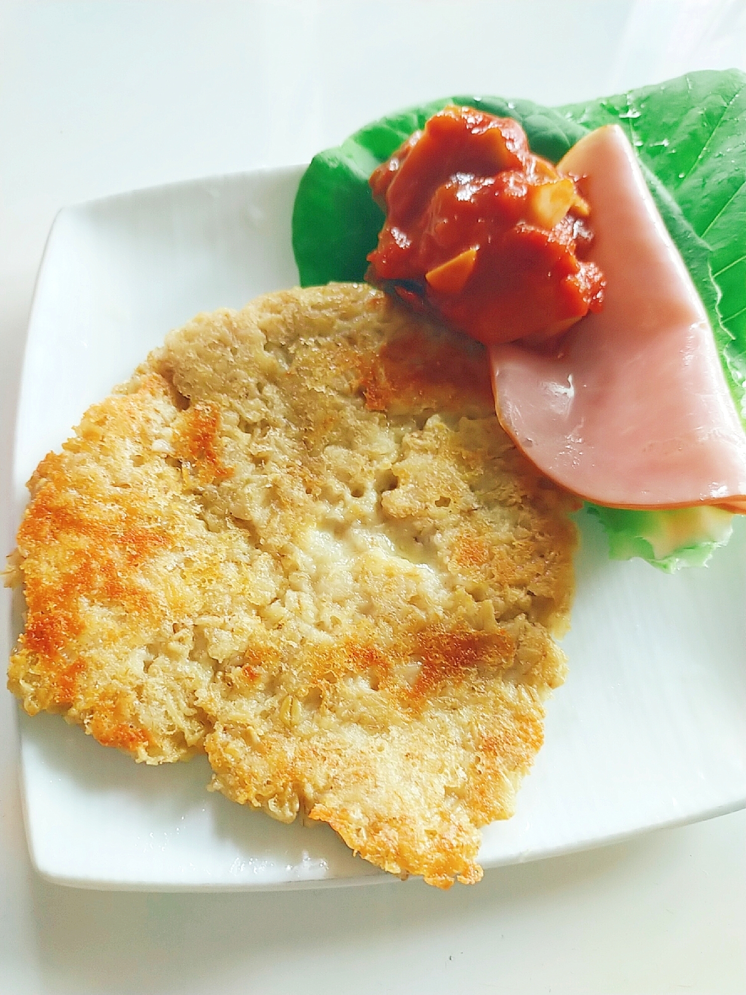 オートミールのチーズ焼き