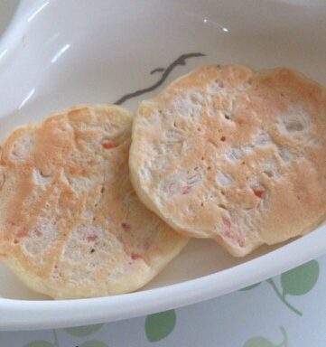 離乳食中期～☆豆腐とバナナのパンケーキ