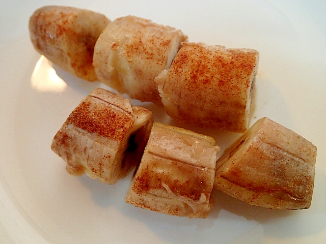 メープルシナモン焼きバナナ レシピ 作り方 By ぷ みぃまま 楽天レシピ