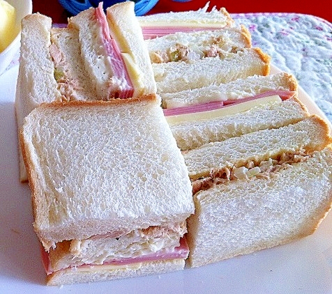 ハムチーズとツナのサンドイッチ レシピ 作り方 By まいまい917 楽天レシピ