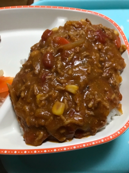 ★ホットクックレシピ★余り物野菜の無水キーマカレー